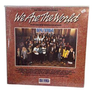 We Are The World Vinyl Record Album Featuring Various Artists USA For Africa 33